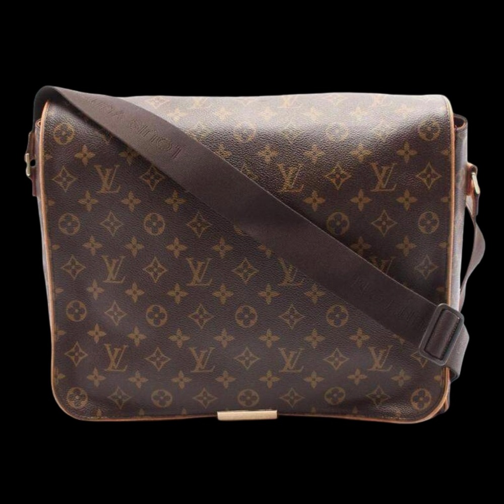 Louis Vuitton Authentic Monogram Abbesses Messenger Bag Original LV Dust Bag